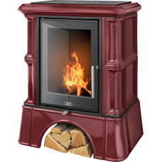 Kachlová kamna ABX Bavaria exklusive kachlový sokl, Bordo